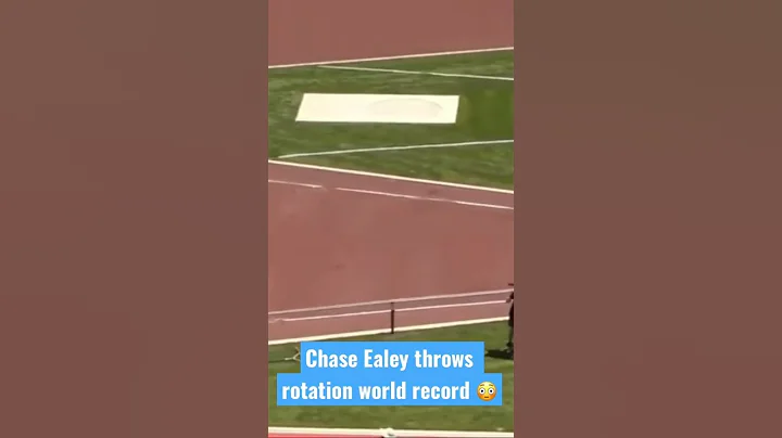 CHASE EALEY THROWS 20.51M 🤯 ROTATION SHOT PUT WORLD RECORD 🔥