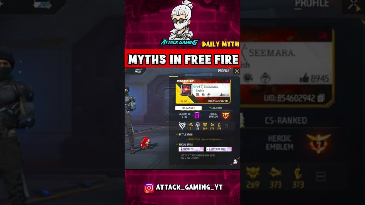 😱 Top Mythbusters in FF You Can't Unknown This | Micgel myth | Attack Gaming #44