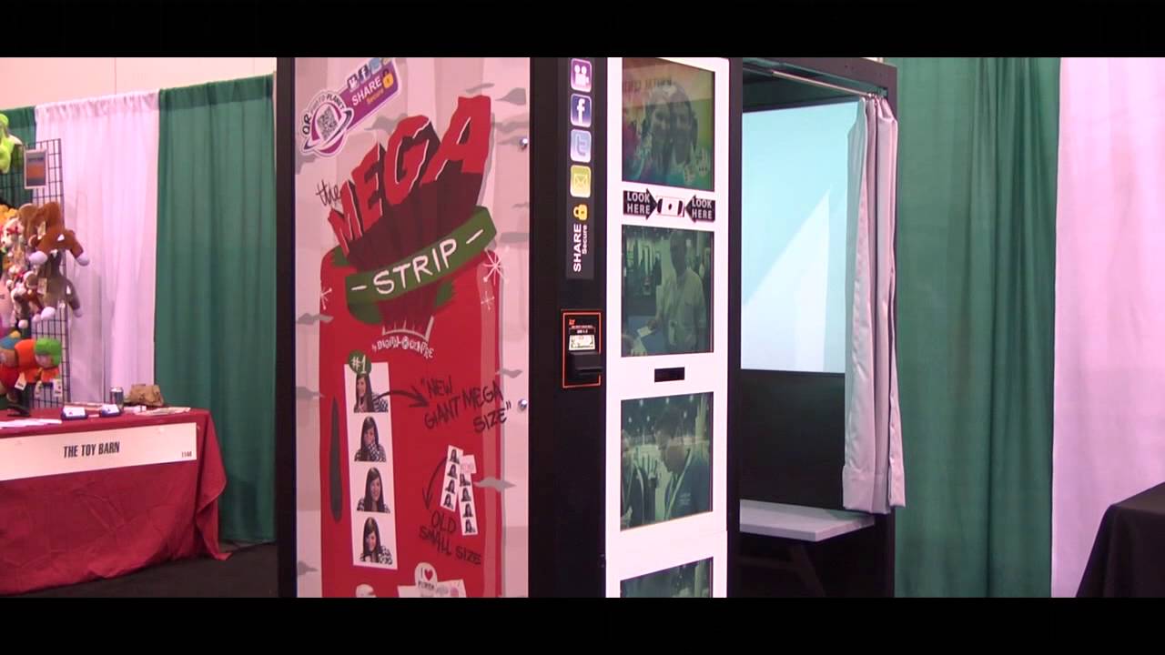 The Mega Strip  Digital Centre Photo Booth - Amusement Expo 2013