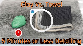 How to Use Clay Towel in 5 Minutes or Less | Autofiber Holey Clay Towel | Auto Detailing Tutorial