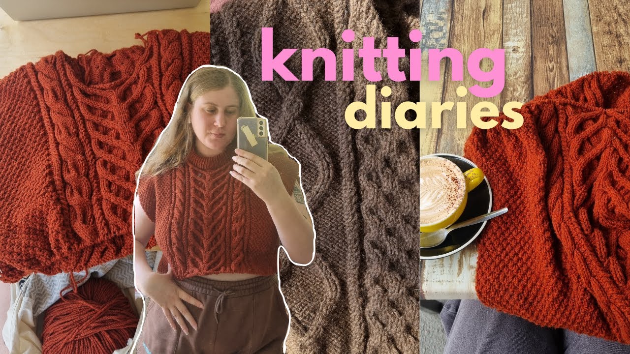 Видеоблог о вязании 🍂 Я не могу перестать вязать кабели