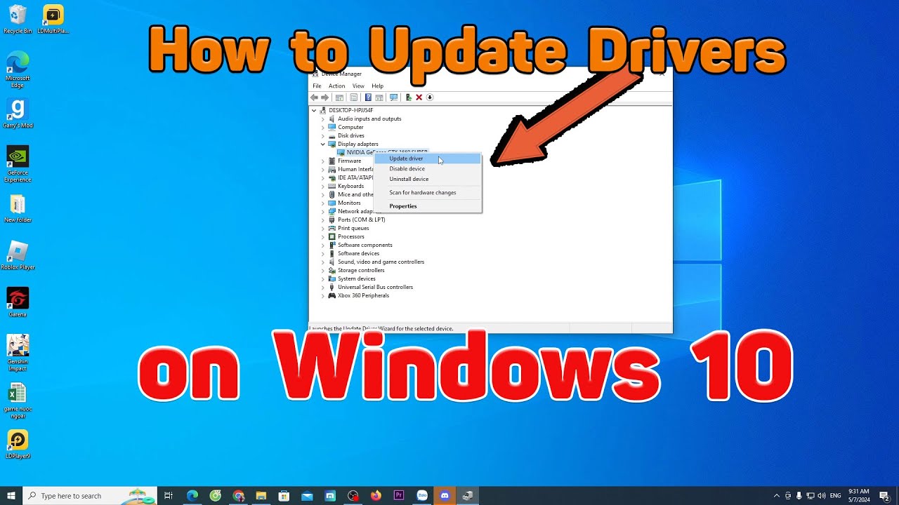How to Update Drivers on Windows 10 - YouTube