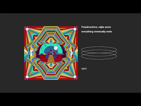 l'impératrice, rejjie snow _ everything eventually ends
