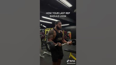 How your last rep should look #shorts