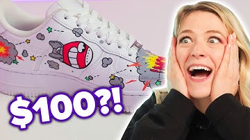 We Tried Custom Painting $100 Nerdy Nikes