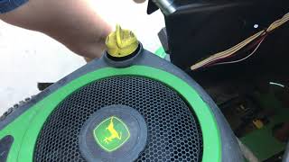 Part 2: How to install a new gas tank on a John Deere LA115.  Step by Step Instructions.