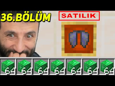 Ekipten GİZLİCE ELİTRA ALDIM 🤫 Satılık Elitra: 2.000 ZÜMRÜT 🤭 MİNECRAFT (2023) 36.Bölüm