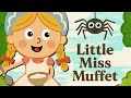 Little Miss Muffet Children S Song The Nursery Channel
