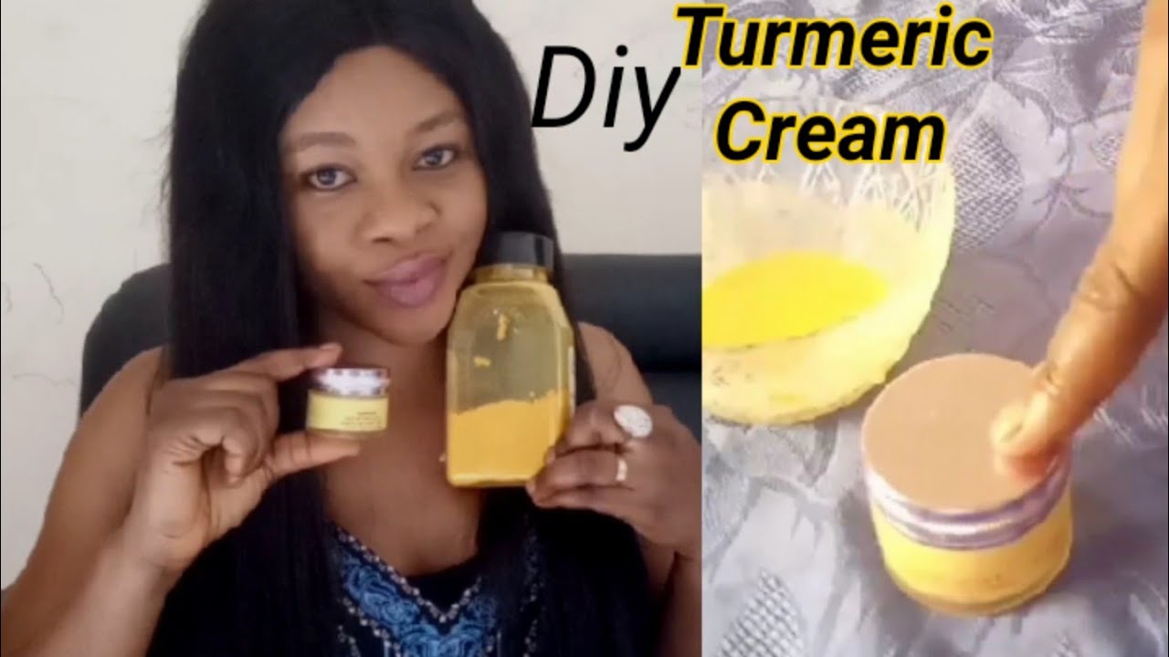 APPLY TURMERIC CREAM FOR 10 MINUTES CHANGE YOUR SKIN OVERNIGHT DIY