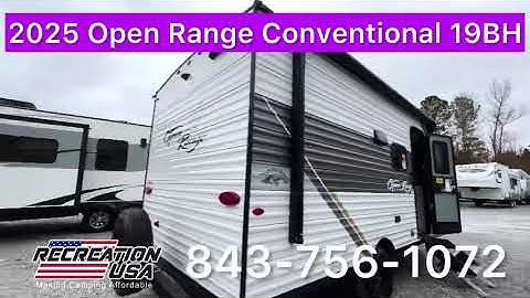 New 2025 Jayco Corp. Highland Ridge RV Open Range Conventional 19BH Travel Trailer @recreationusa