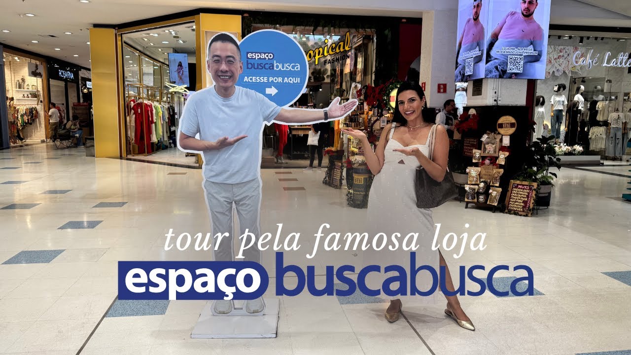 TOUR pela loja BUSCA BUSCA no Shopping Mega Polo em SP 🛍️ | Vale a pena mesmo ir nessa loja?