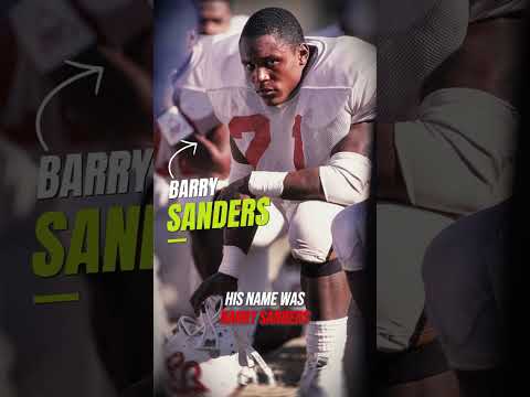 🏈 Barry Sanders: The NFL Legend Nobody Could Tackle