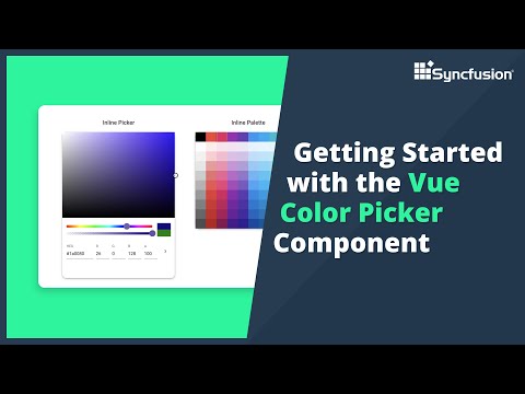Getting Started with the Vue Color Picker Component