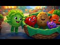 الو کچا الو بیٹا | سبزیوں کا پیارا گانا 🥔🍅 | Kids Fun Song Urdu.5
