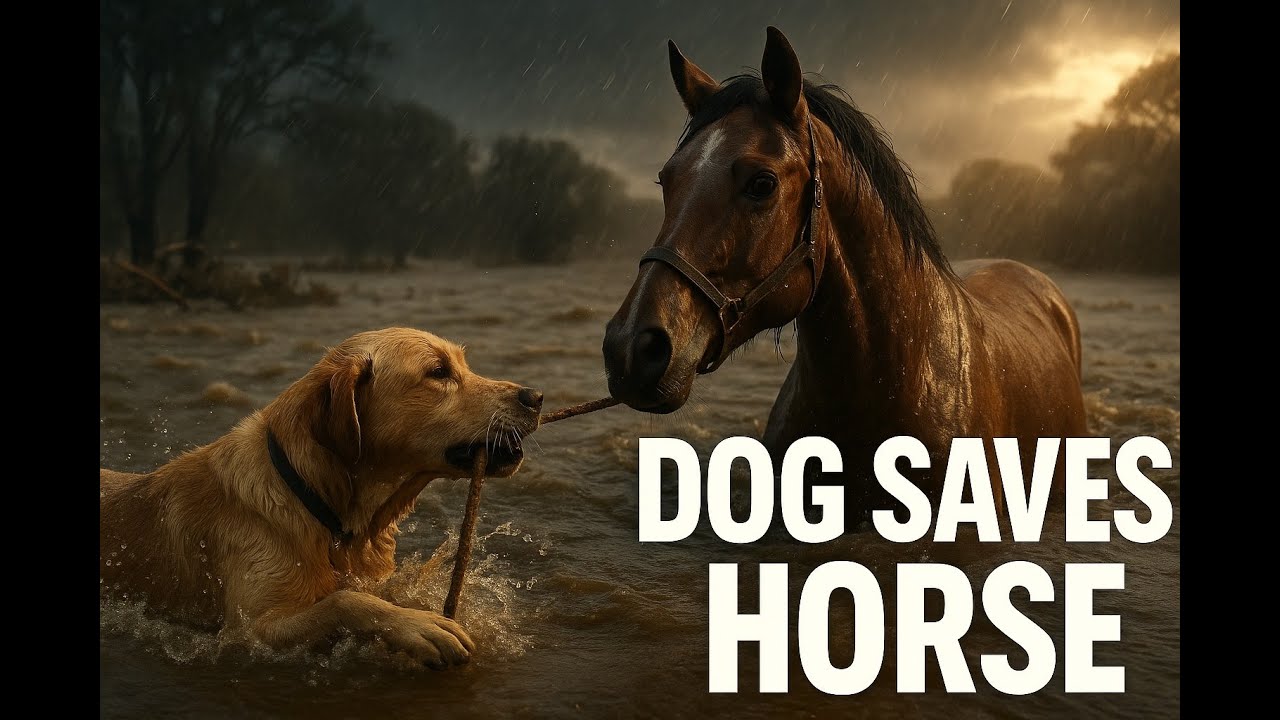 A Hero’s Instinct: How a Dog Saved a Horse!