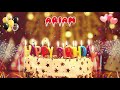 ARIAM Birthday Song Happy Birthday Ariam
