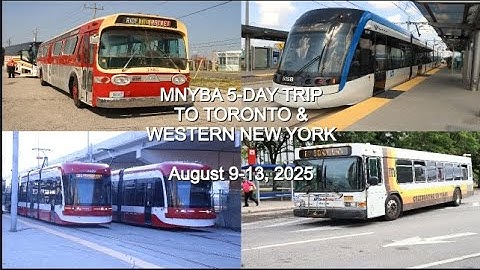 MNYBA 5-Day Trip to Toronto & Western New York (August 2025)