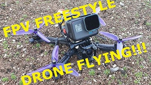 FPV drone freestyle in HD! TBS Source one 5" 1st time using Gopro Hero 6!