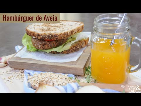 Vídeo: Hambúrguer De Aveia Com Salada De Laranja