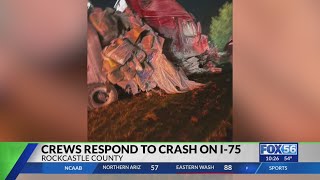 1 person hurt after crash on I-75 in Rockcastle County