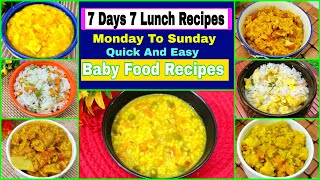 Baby Food Recipes For 15 Months To 6 Years | Weight Gaining Lunch Recipes | Healthy Food Bites