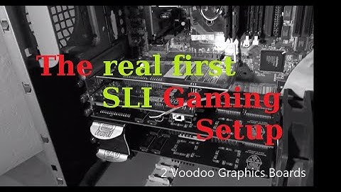 The Real First SLI Gaming Setup - 3dfx Voodoo 1 SLI