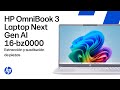 Retirando y reemplazando piezas | HP OmniBook 3 Portátil de Nueva Generación AI 16-bz0000