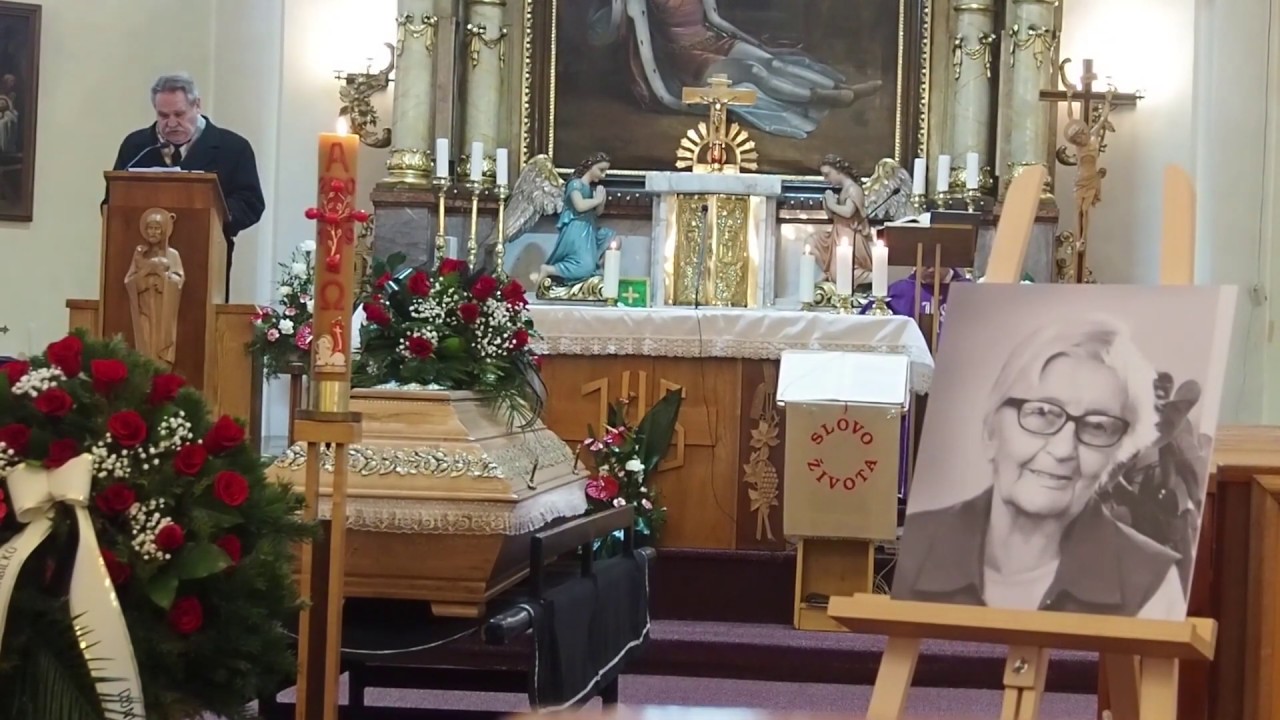 Marie Vaculíková - pohřeb, Brumov 24.1.2020