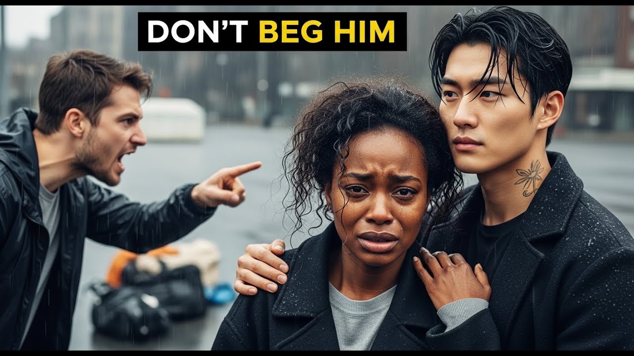 Don't Beg Him, The Stranger said, As He Wrapped His Coat Around Me In The Rain....