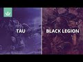 Tau vs Black Legion - Forgeworld Index Debut - 2000pt Warhammer 40k battle report