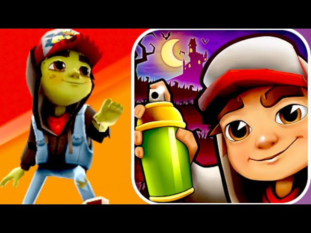 Subway surfers Mexico Halloween - scarlett VS Manny ZOMBIE JAKE Zoe MIKE  Character Chinese version 