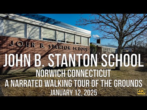John B. Stanton School in Norwich, Connecticut. January 2025.