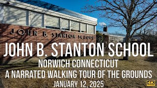John B. Stanton School in Norwich, Connecticut. January 2025.