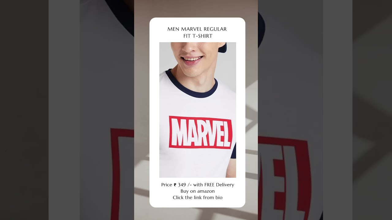 Men Marvel Regular Fit T-Shirt