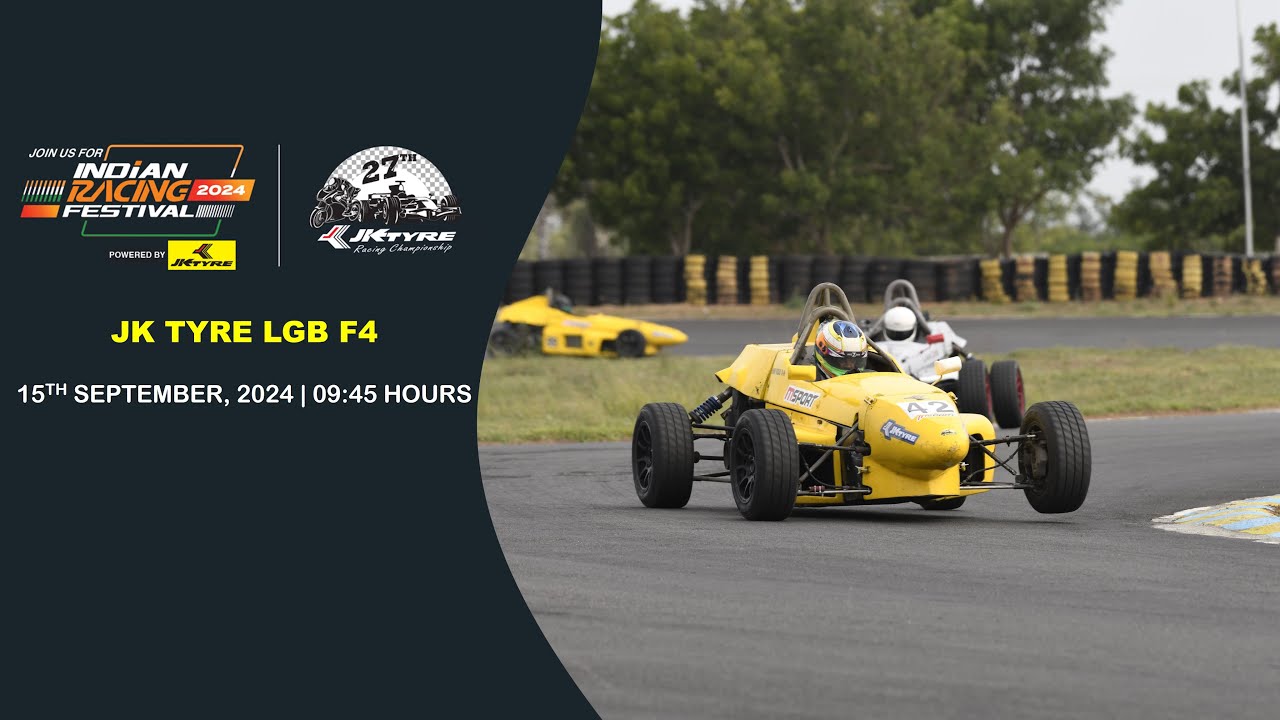 JK Tyre LGB F4 - Indian Racing Festival powered by JK Tyre - YouTube