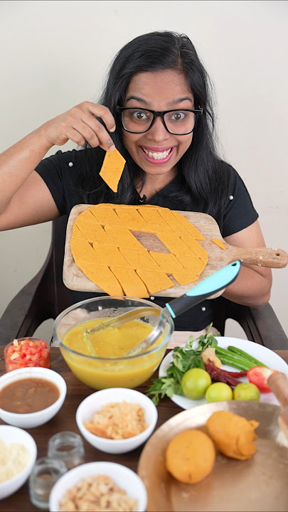 Leftover Dal 🥣 Eating  | Dal Dhokli  #shorts #funny #comedy #minkutinku #lifehacks
