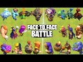 Face To Face 1 VS 1 Battle In Clash  of clans