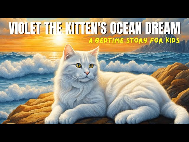 Cat Bedtime Story for Kids, A Curious Kittens Ocean Dream - YouTube