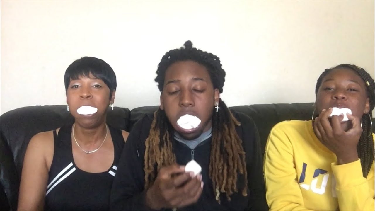 Mom And Daughter Chubby Bunny 🐰 Challenge Extreme Punishment Youtube 