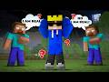 Fake Herobrine Enter Our Village in Minecraft..