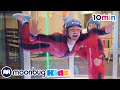 Blippi gaya Indoor Skydiving- लिया उड़ने का मजा |बच्चों के गाने और कहानियां|Nursery Rhymes &amp; Stories