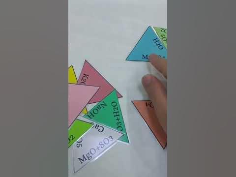 Тарсия әдісі химия пәніне арналған - YouTube
