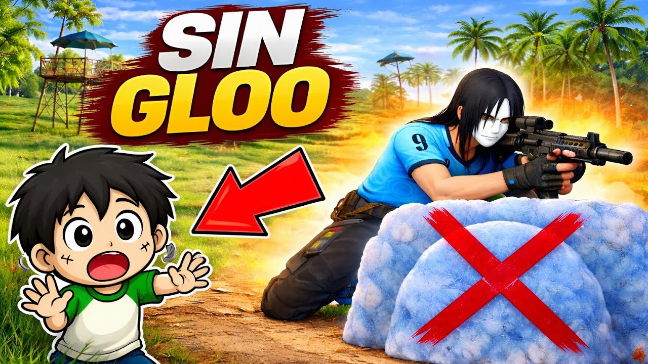 RETO: GANAR UNA PARTIDA SIN USAR PAREDES GLOO EN FREE FIRE !! 🔥