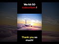 50 subscribers! #airplane #aviation #subscribe