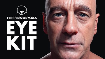 How to use FlippedNormals Eye Kit in Marmoset