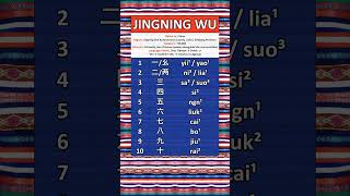 Can You Pronounce Jingning Wu Numbers #challenge #languages
