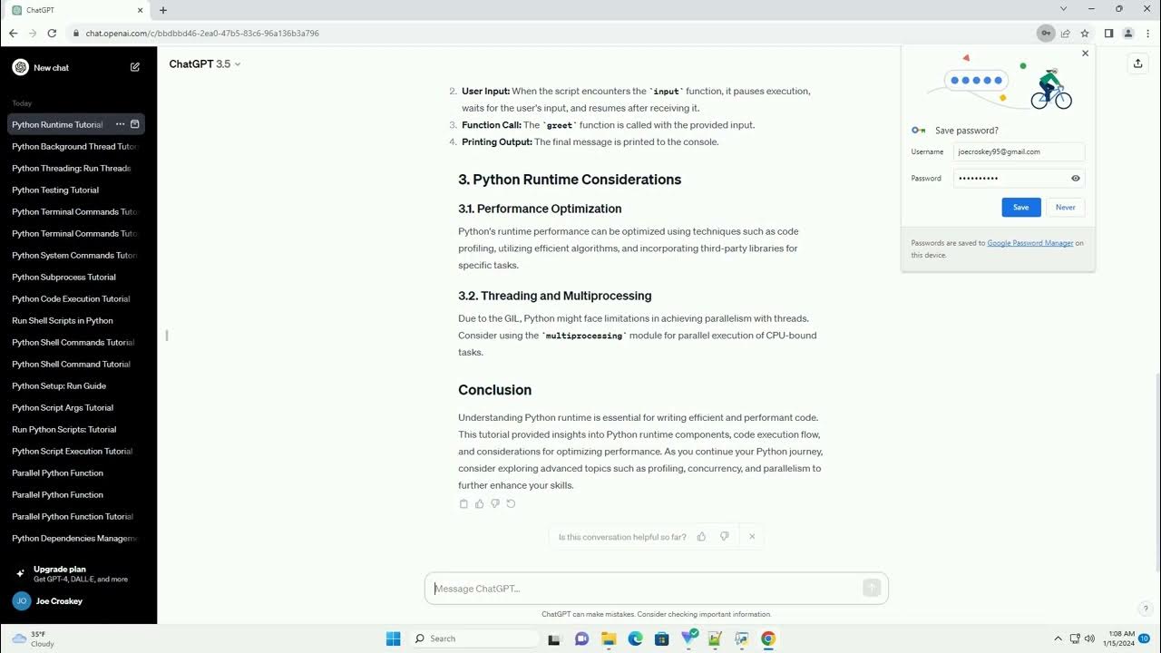 python run time - YouTube