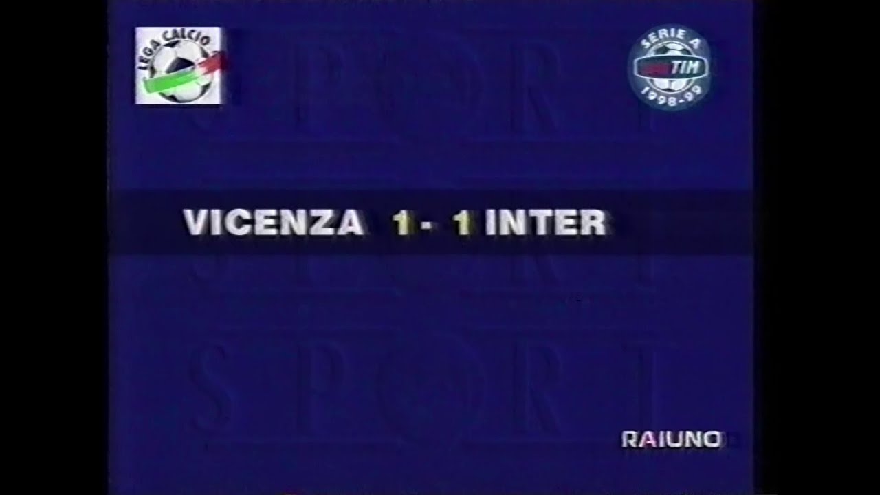 1998-99 (12^ - 06-12-1998) Vicenza-INTER 1-1 [Luiso(R),Silvestre] Servizio 90°Minuto Rai1