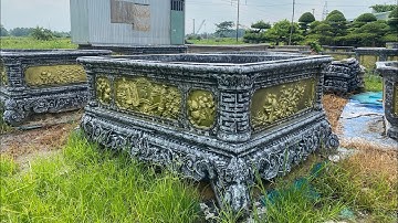 Chậu xi măng chữ nhật 1m6x1m2 giá rẻ tại Bình Dương LH 0944353629 #chauchunhat #chauximangchunhat