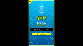 STEM Challenge: 5/5 Quiz 🧪 #shorts